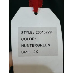 Standards &‎ Practice Women Plus Size Crepe Knit 3/4 Midi Shift Dress- 2X Green thumbnail 8