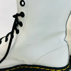 Dr. Martens Women’s 1460 Boot in White Patent Leather size 39 EU / 8 US thumbnail 11