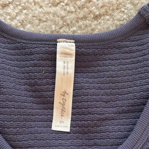 By Together Navy Blue Crop Top thumbnail 4