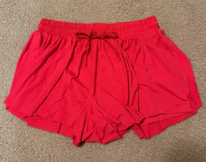 Flowy Athletic Shorts Red Size undefined thumbnail 1