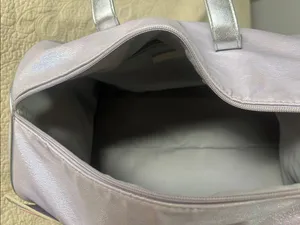 Iridescent Purple Cat Duffle Bag with Crown - Under One Sky thumbnail 3