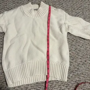 Everlane The Texture Cotton Cable Sweater in Bone - Size XS thumbnail 9