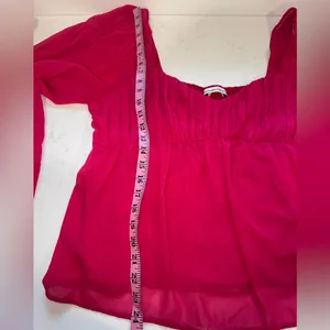 Abercrombie & Fitch Deep Pink Blouse thumbnail 9