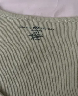 Brandy Melville Top Sage Green thumbnail 2
