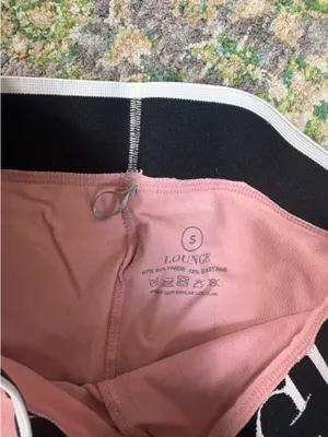 Pink lounge leggings thumbnail 2