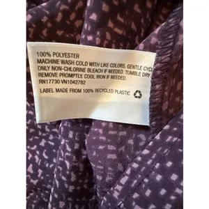 Prologue Plum Purple Printed Dress Casual Party Women Size Large‎ thumbnail 8
