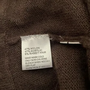 Loft Rabbit Hair Brown Sweater Cardigan Cozy Preppy Grandma Winter Layer thumbnail 6