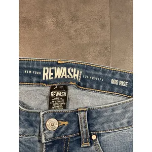 Rewash Distressed Denim Jeans Mid Rise Casual Streetwear‎ B-391 thumbnail 3