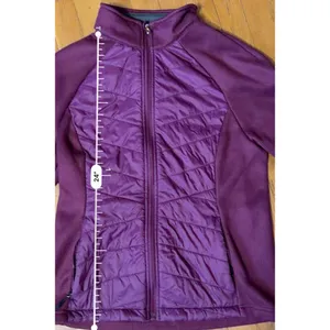 Spyder Burgundy Hybrid Jacket Womens Medium Full Zip Quilted Fleece thumbnail 5