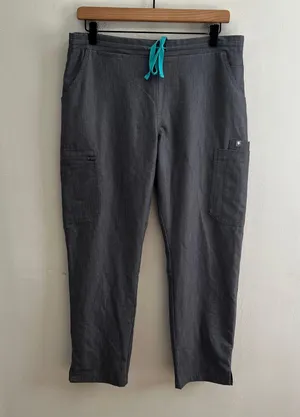 FIGS - Yola Skinny Scrub Pants Graphite Medical Nurse Doctor Petite thumbnail 2
