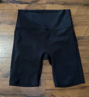 Zenana Black High-Waist Bike Shorts thumbnail 1