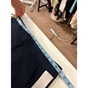 Banana Republic Blue White Athletic Stripe High Rise Wide Leg Dress Pants Size 8 thumbnail 8