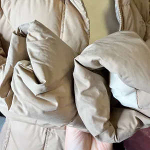 The North Face Women's Long Down Puffer Coat Tan Size XS a44 thumbnail 6