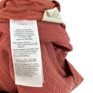 Madewell Lightspun Belted Safari Romper Shorts Short Sleeve‎ Gauze Rust Size XL thumbnail 12