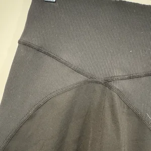 Aerie ribbed Black High-Waisted Shorts‎ thumbnail 2