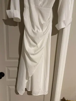 White T-shirt dress thumbnail 3