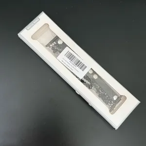 Black Silver Beaded Watch Band Compatible Apple Watch 40/41mm thumbnail 7