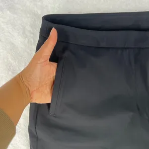 Lululemon On The Move‎ Pant Lightweight Womens 10 Black Tailored Sweat Wicking thumbnail 3