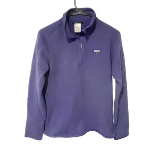 Patagonia Women's Size‎ Small Violetti Purple Better Sweater 1/4-Zip Fleece thumbnail 2