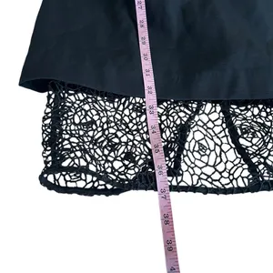 Keepsake The Label Reunion Black Lace Open Back High Low Mini Dress NWT M thumbnail 12