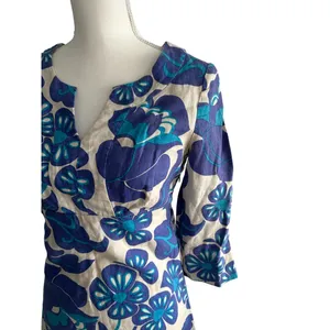 BODEN Womens Blue White Floral Tunic Dress Size US 2 thumbnail 2