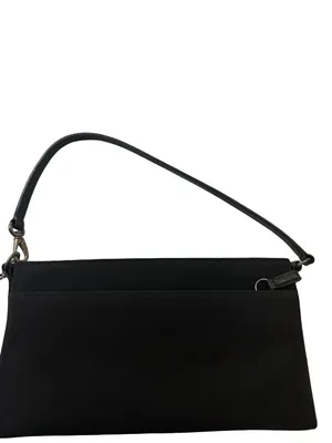 Coach Mercer Demi Black Canvas Leather Trim Demi Shoulder Bag Gunmetal Women's thumbnail 3