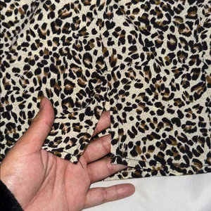 SheIn Leopard Print Mini Skirt Y2K Animal Print Bodycon Skirt Size Small thumbnail 2