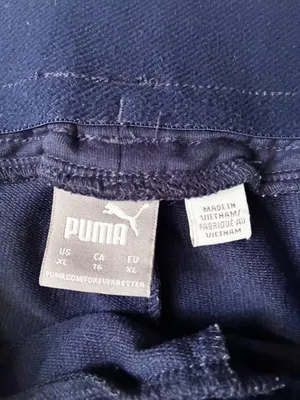 Puma Active Woven Pants Logo Joggers - XL - Peacock Navy Blue thumbnail 6