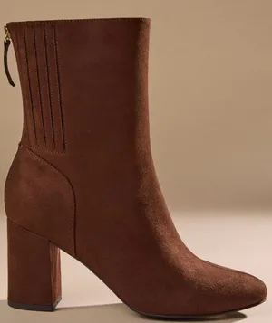 NEW Altar’d State Brown Suede Heeled Booties Size 9 NWT thumbnail 1