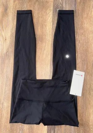 Lululemon Wunder Train High Rise 28” Black Size 4 NWT thumbnail 1