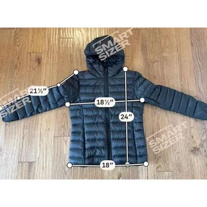 WantDo duck down fill packable black puffer jacket size small thumbnail 6
