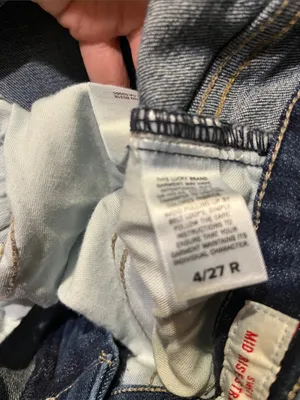 Lucky Brand Straight Leg Jeans in Medium Blue Wash thumbnail 6