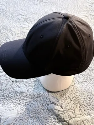 Lululemon Black Adjustable Performance Cap Tonal X Pattern Underbrim 💛 thumbnail 2