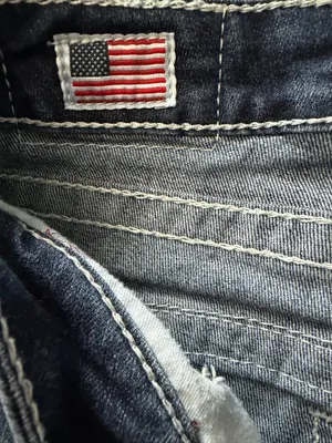True Religion Y2K Low Rise Straight Dark Wash Jeans thumbnail 5