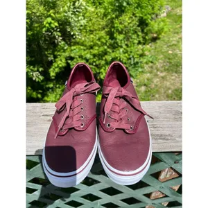 Vans Womans Comfycush Era Sneakers Sz 10 Burgundy￼ thumbnail 6