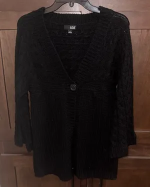 a.n.a Black Women's Cardigan Sweater thumbnail 1