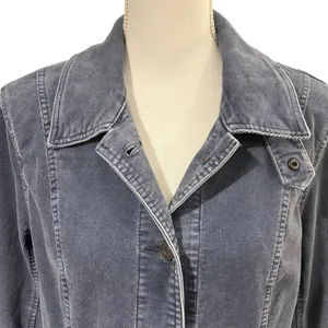 Eddie Bauer Womens Corduroy Utility Jacket Size L Academia Preppy Gilmore Girls thumbnail 3