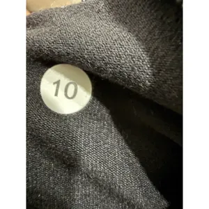 Lululemon Jacket Size 10 Full-Zip Ivory Black Lace Sleeve Run Draft Dodger‎ thumbnail 6