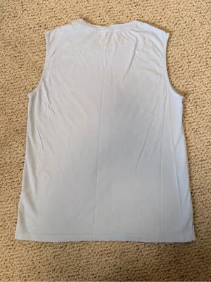 Rebecca Minkoff Vacation Vacation Vacation Muscle Tank XS Blue 100%‎ Cotton thumbnail 4