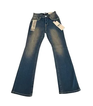 SKY Premium Collection Women’s Bootcut Jeans Size 7/28 Embellished Pockets NWT thumbnail 1