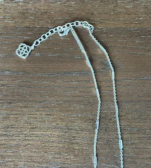 Kendra Scott Elisa Necklace Turquoise with custom chain thumbnail 5