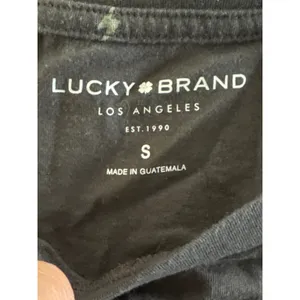 Lucky Brand Black Lightning Bolt Print‎ Short Sleeve Tee Shirt Women's Sm thumbnail 7