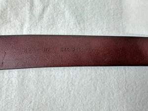 Tommy Hilfiger Brown Vintage Leather Belt 42 Western Tooled Classic Buckle thumbnail 6