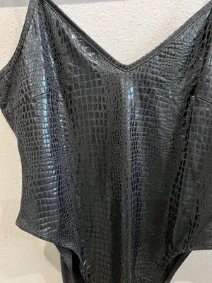 SheIn Black Snake Skin Body suit thumbnail 3
