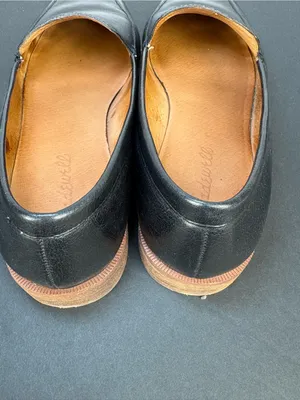 Madewell Black Leather Slip-On Loafers thumbnail 10