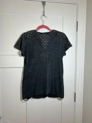 Large Affliction biker T shirt distressed thumbnail 4