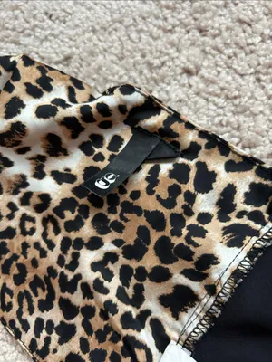 Leopard scarf top. S thumbnail 5
