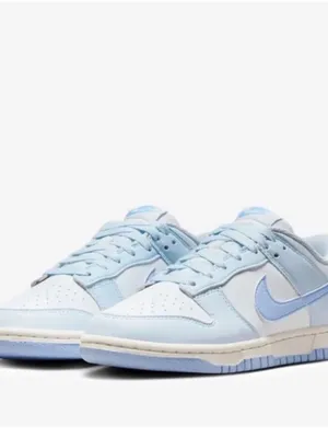 Nike Dunk Low Next Nature White Blue 5.5Y Women's Size 7 Rare Sneakers Shoes thumbnail 3