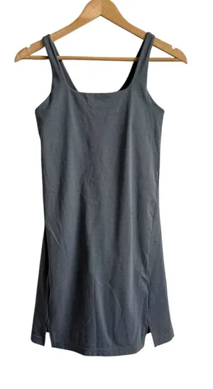 Natural Reflections Women's Active Dress Built In Bra Shorts Gray Size XS thumbnail 1