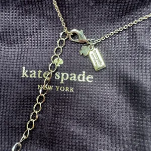 Kate Spade Gold Plated Necklace “Spot the Spade” thumbnail 3